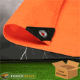 Orange Poly Tarpaulins